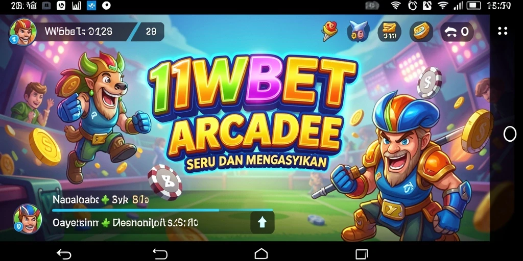 Screenshot 11WBET menampilkan aksi gameplay arcade yang seru.