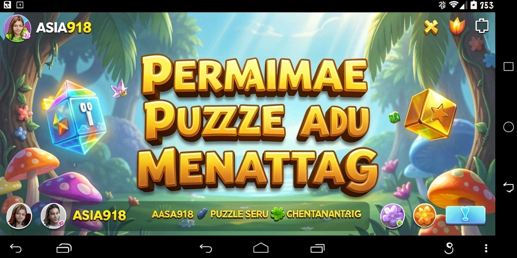 Tampilan gameplay ASIA918 saat menyelesaikan puzzle yang menantang.