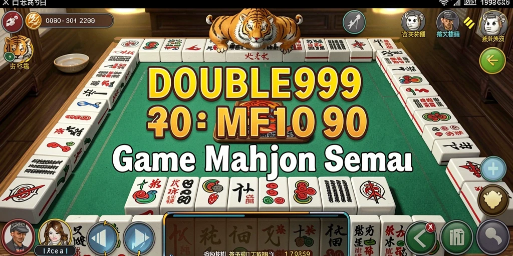 Gameplay menarik dari DOUBLE999 dengan elemen Mahjong yang seru.