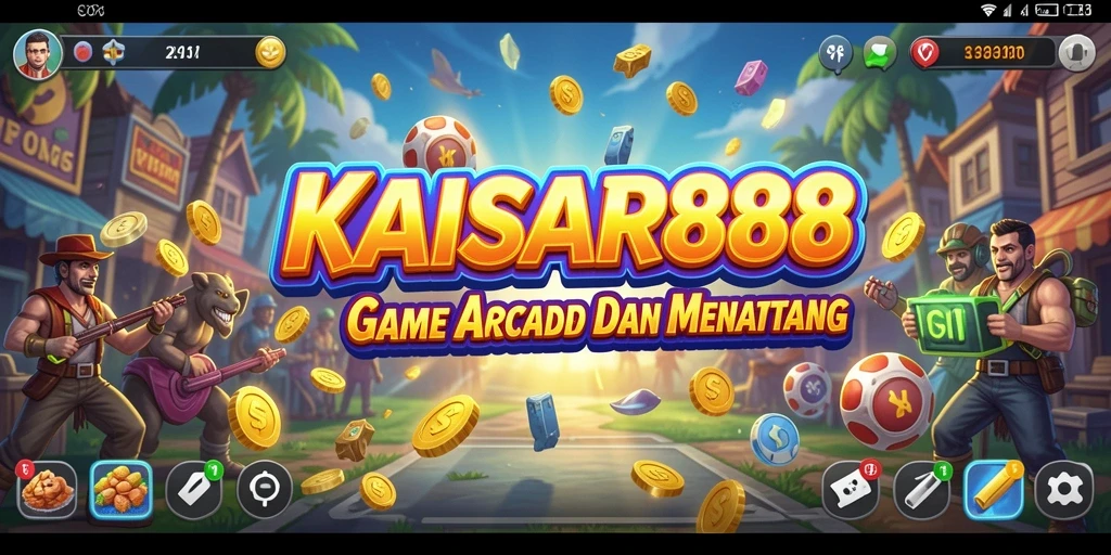 Tampilan gameplay seru KAISAR888 yang menguji kecepatan dan ketangkasan.