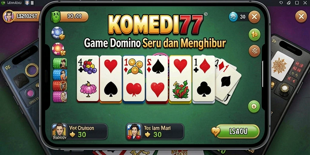 Tampilan gameplay Domino yang menyenangkan dan interaktif.