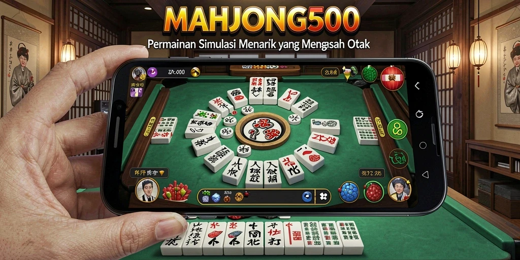 Tampilan seru gameplay MAHJONG500 yang mengasah otak.