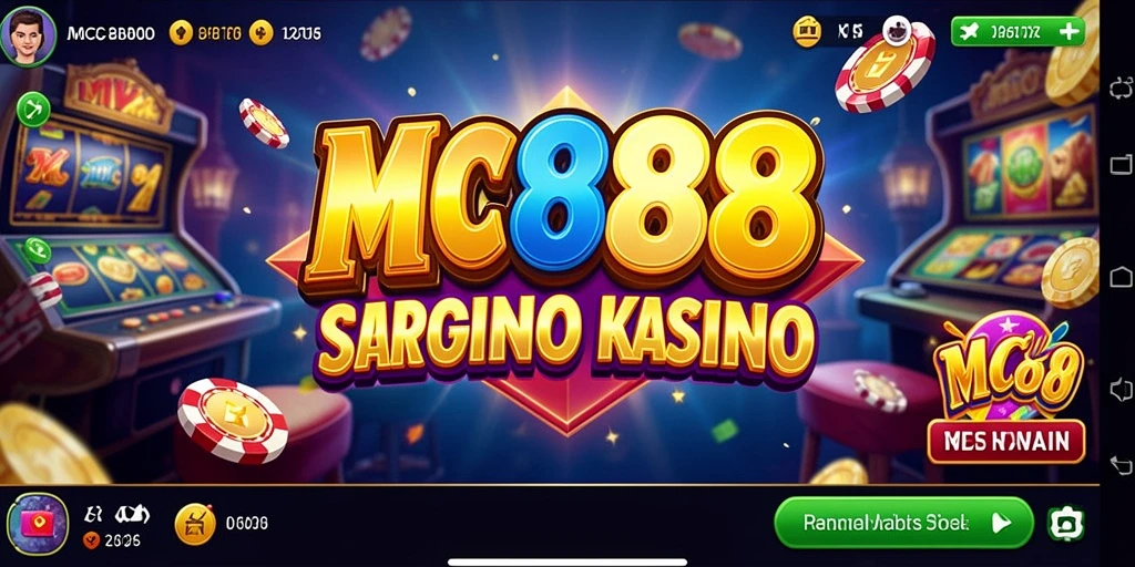 Tampilan screenshot utama MC888 dengan gameplay Kasino yang seru.