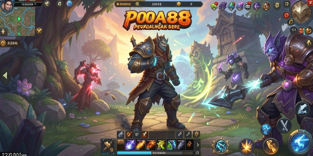 Tampilan menarik gameplay ARPG POA88 dengan aksi seru.