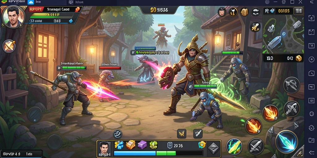 Screenshot utama RPVIP4 menampilkan gameplay strategis yang mendebarkan.