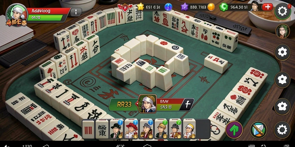 Gameplay seru Mahjong di RR33 dengan grafis menarik.